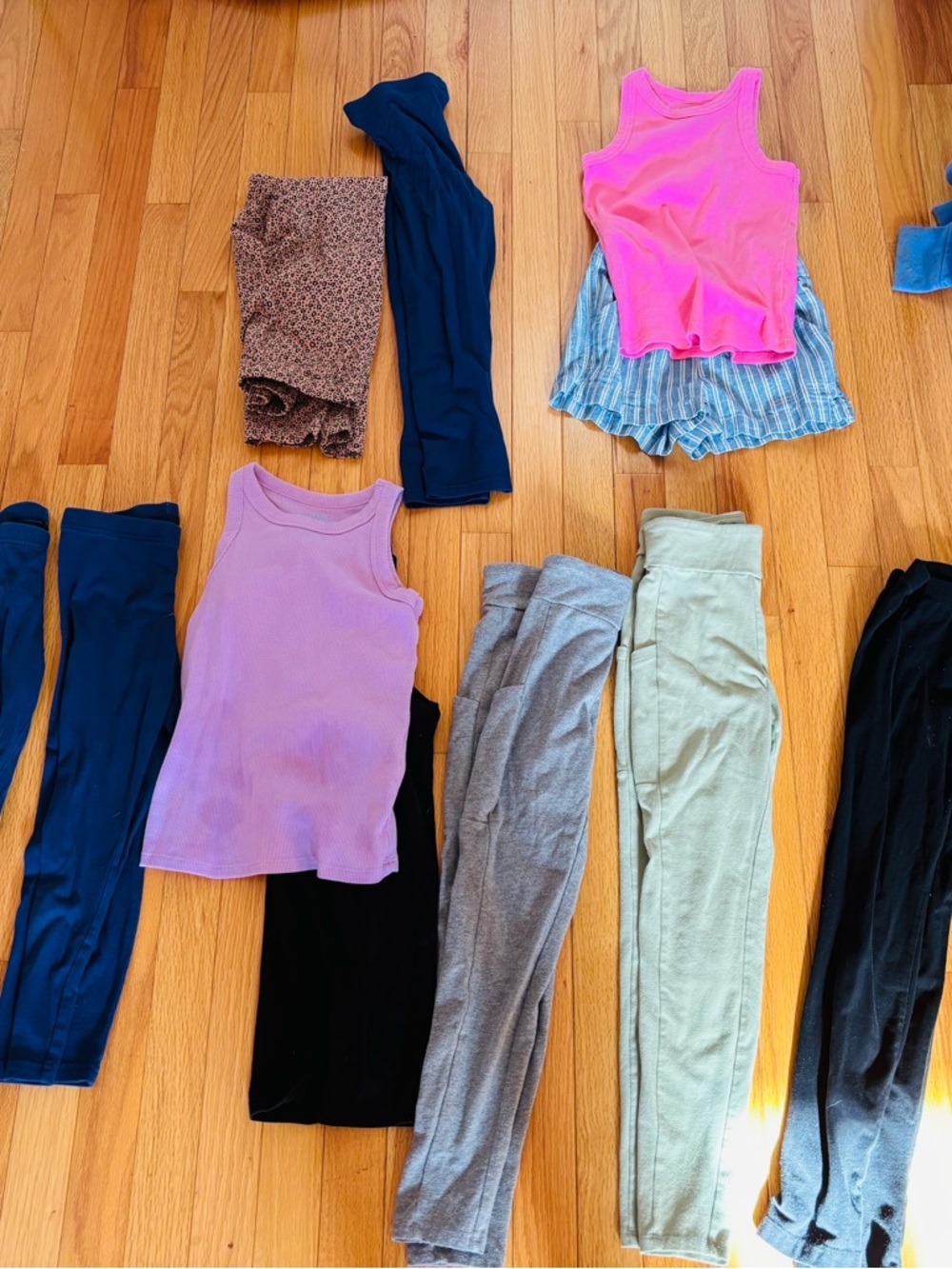 Cat & Jack Kids Leggings and Tank Tops - Pink, Purple, Navy, Gray, Green, Black